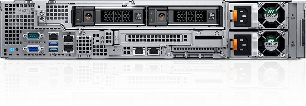 PowerEdge R740xd2 Rear
